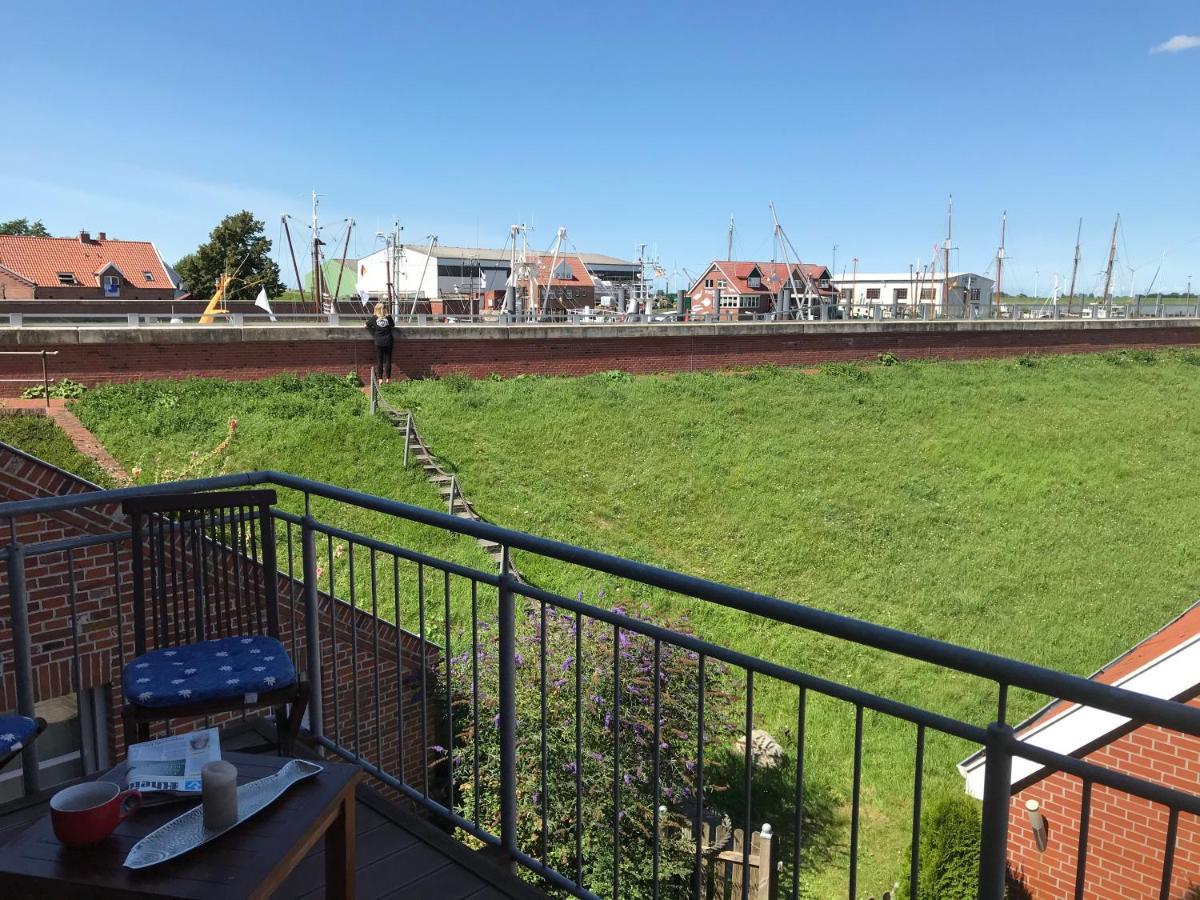 Vier Sterne Am Hafen, Ditzum Bagian luar foto
