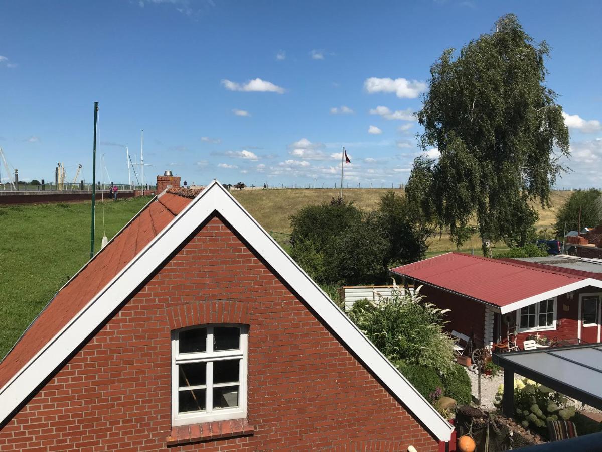 Vier Sterne Am Hafen, Ditzum Bagian luar foto