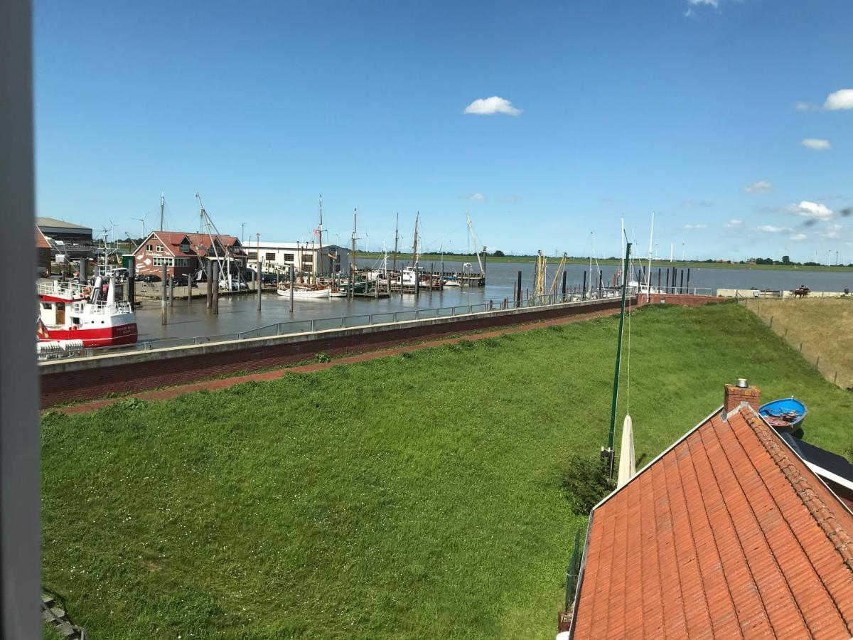 Vier Sterne Am Hafen, Ditzum Bagian luar foto