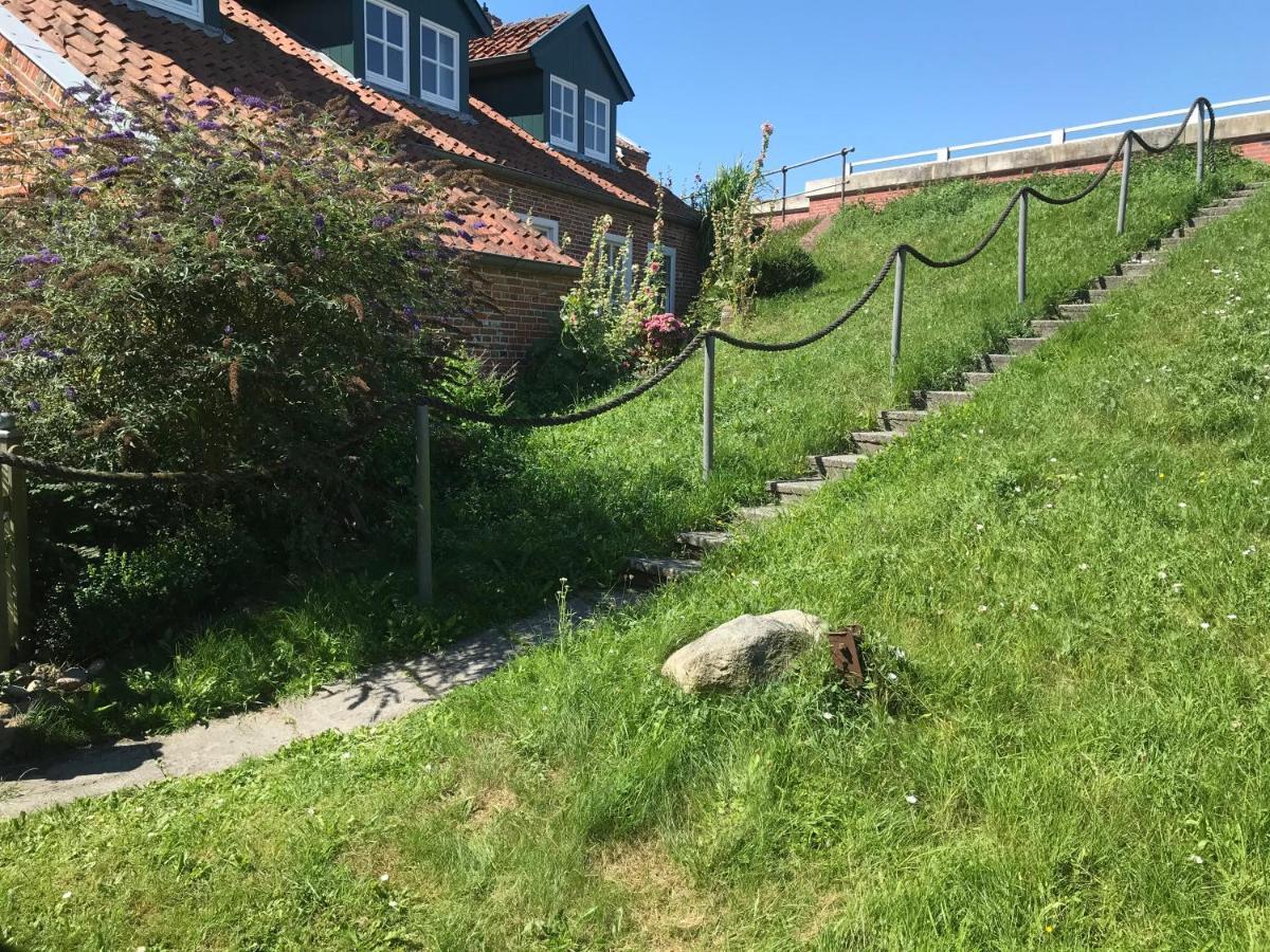 Vier Sterne Am Hafen, Ditzum Bagian luar foto