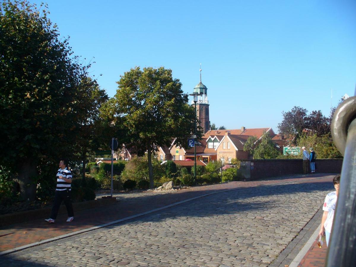 Vier Sterne Am Hafen, Ditzum Bagian luar foto