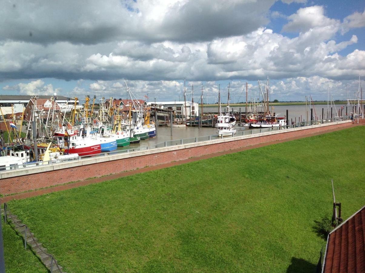 Vier Sterne Am Hafen, Ditzum Bagian luar foto