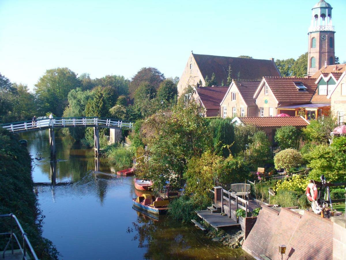 Vier Sterne Am Hafen, Ditzum Bagian luar foto