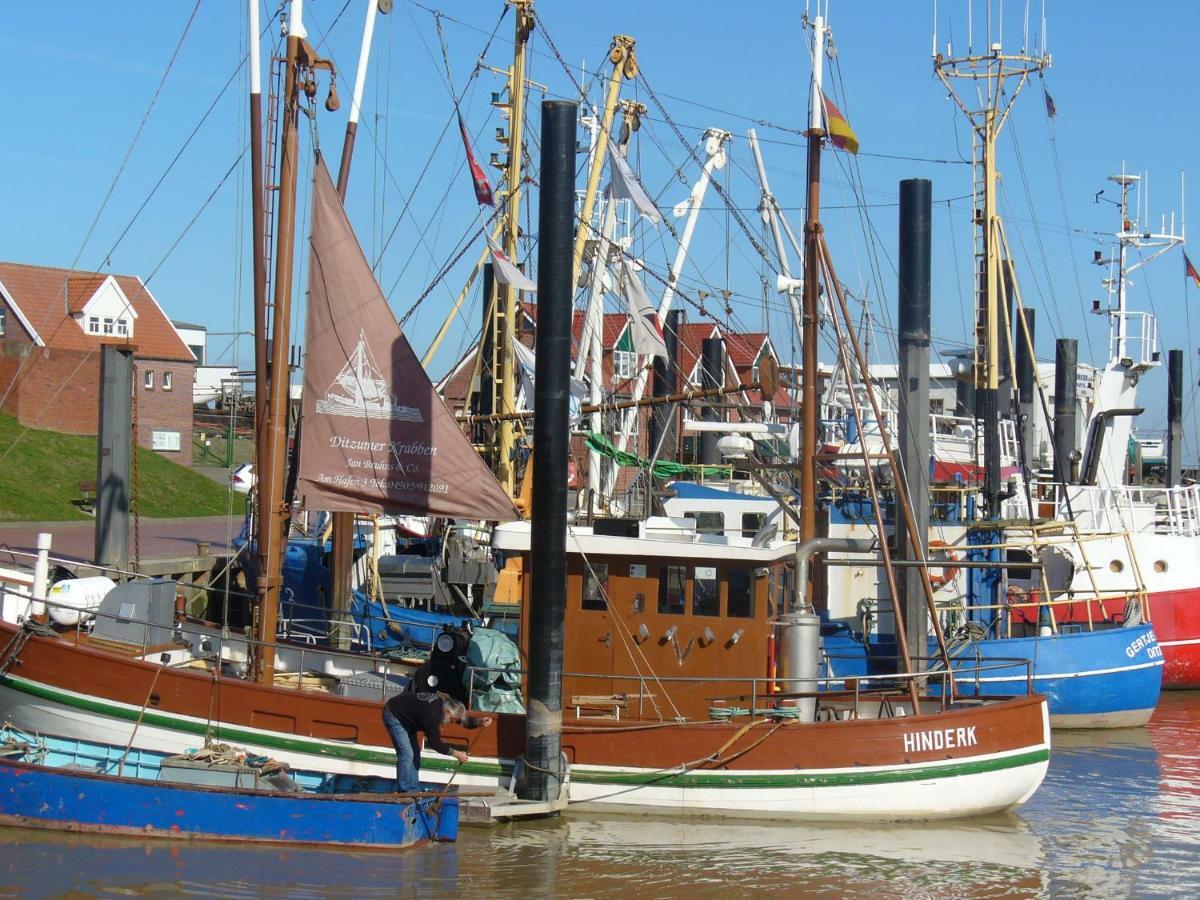Vier Sterne Am Hafen, Ditzum Bagian luar foto